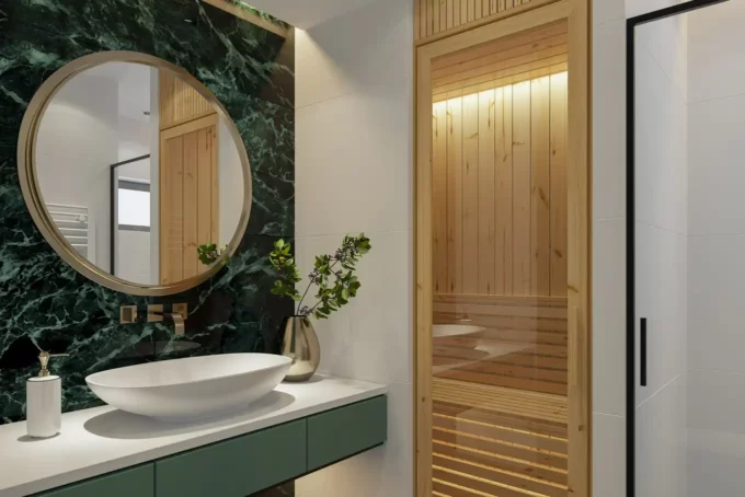 Sauna jako element podnoszący wartość mieszkań na sprzedaż